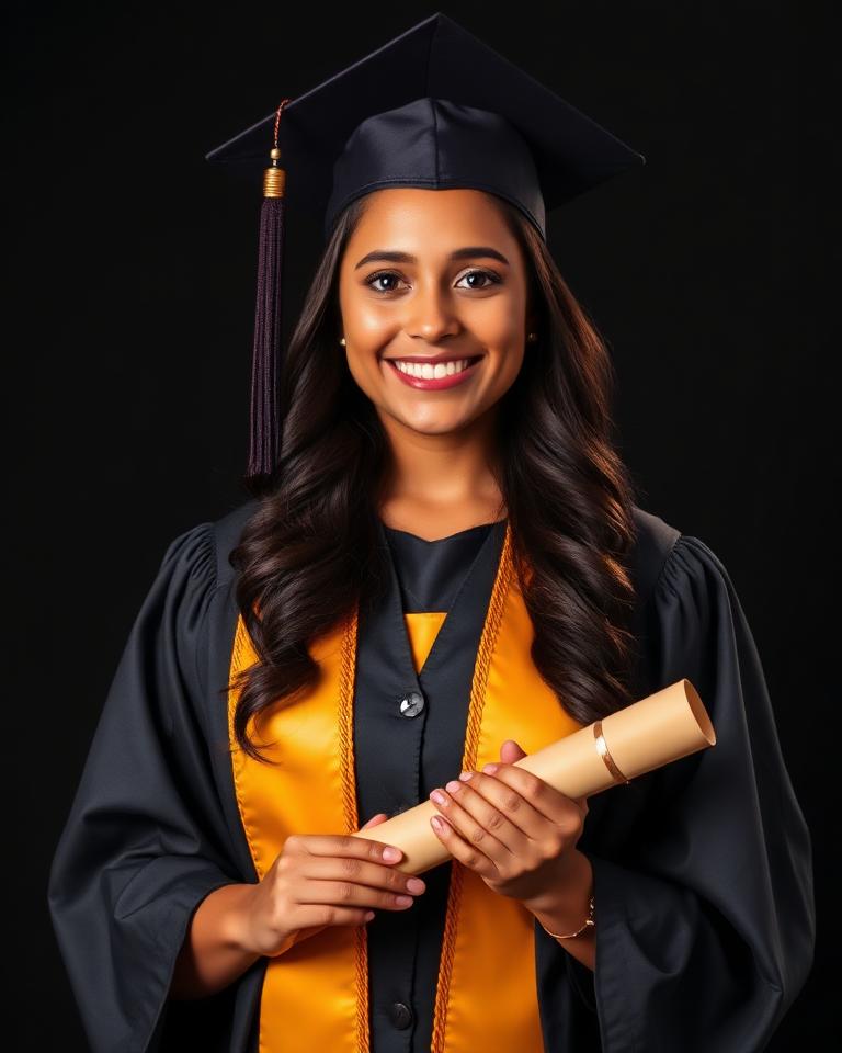 Graduation portrait of Nosipho Cele